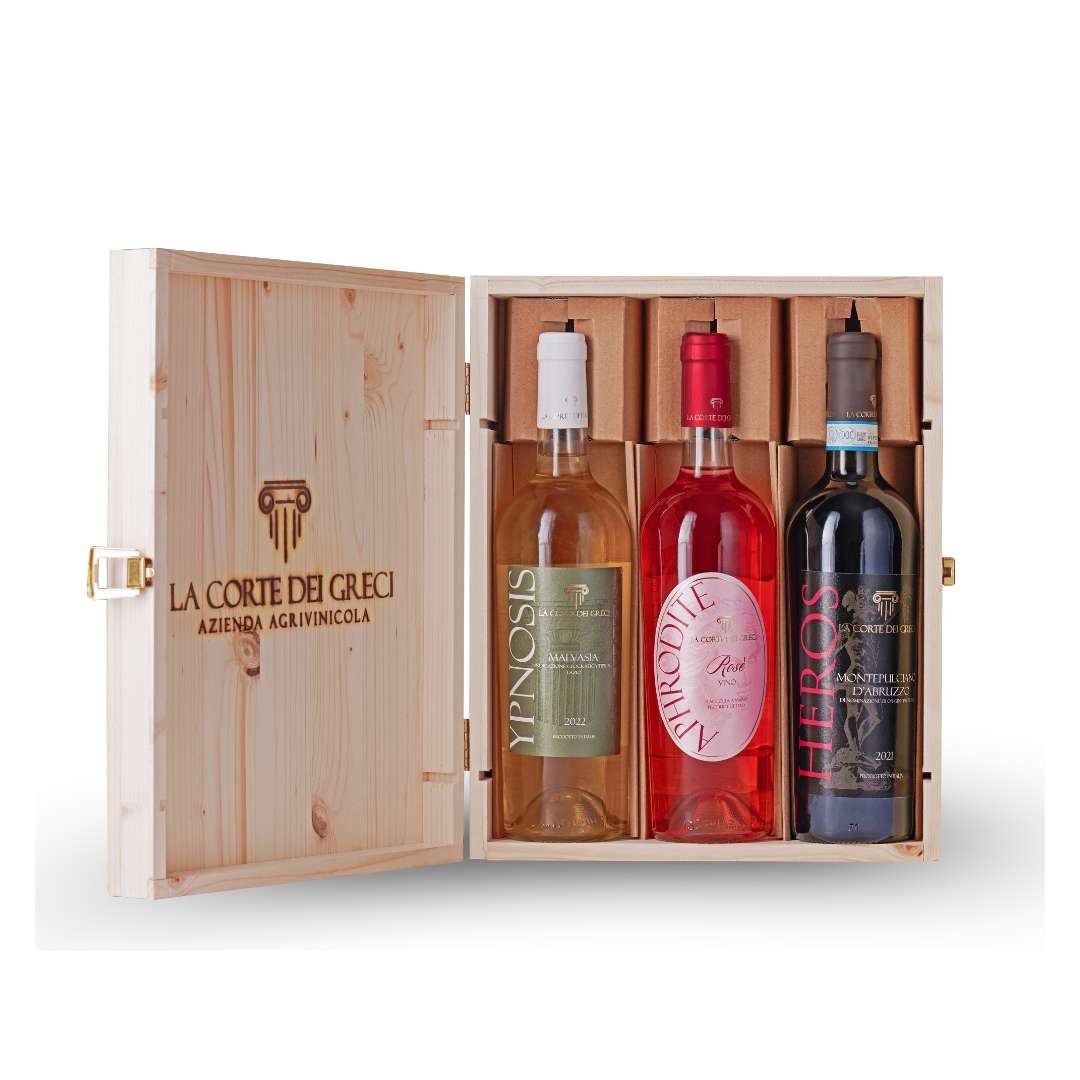 Scatola regalo in legno massello - Bundle 1 - La Corte dei Greci