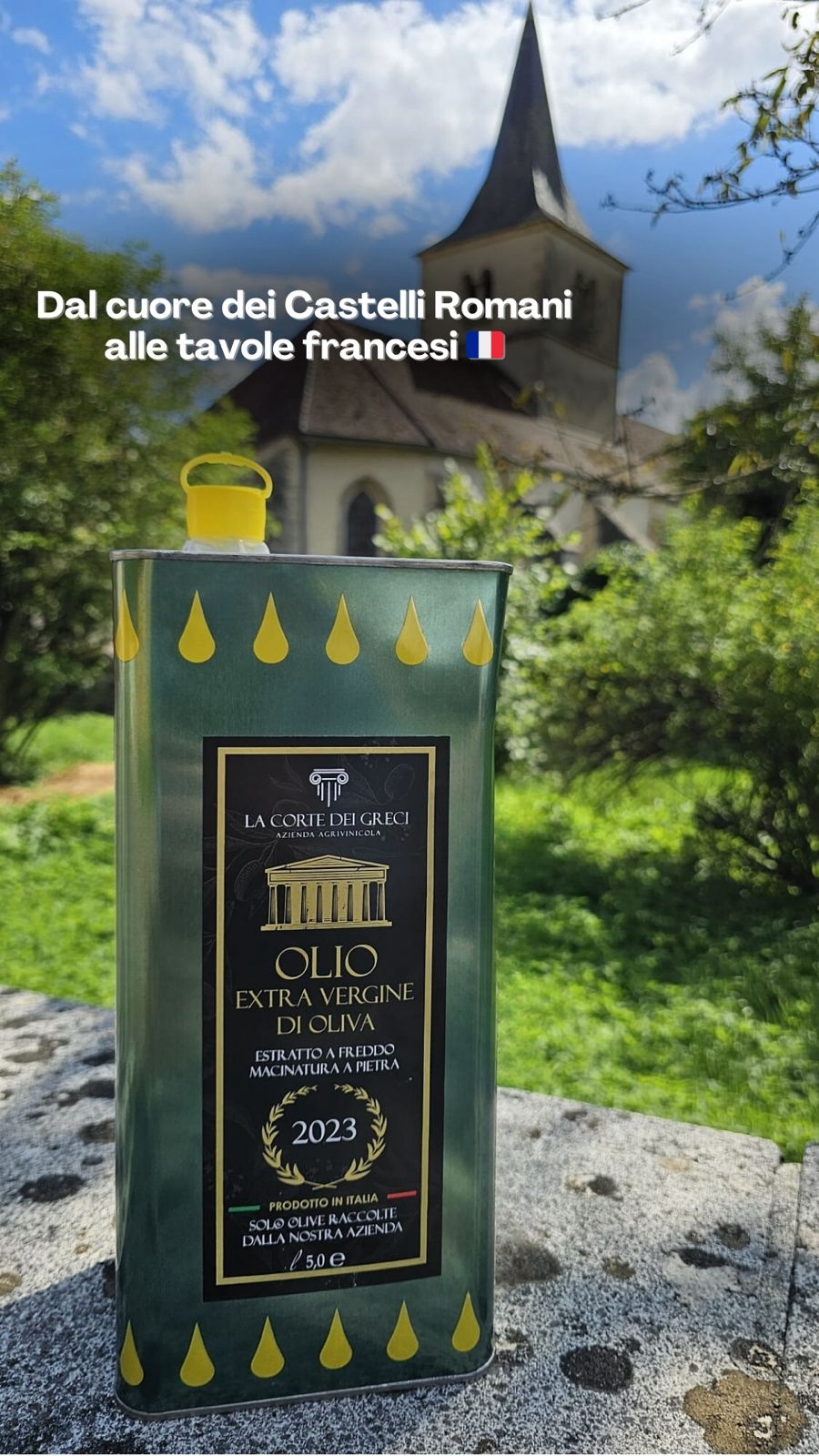 THEOS - Olio extravergine di oliva Castelli Romani - Lattina - La Corte dei Greci