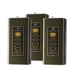 OFFERTA tris Lattine da 5 LT Olio Extravergine di Oliva - Campagna di raccolta 2024-25